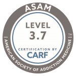 CARF Certification Level 3.7 Badge